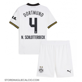 Borussia Dortmund Nico Schlotterbeck #4 Maglia Gara Terza Repliche 2024-25 Bambino